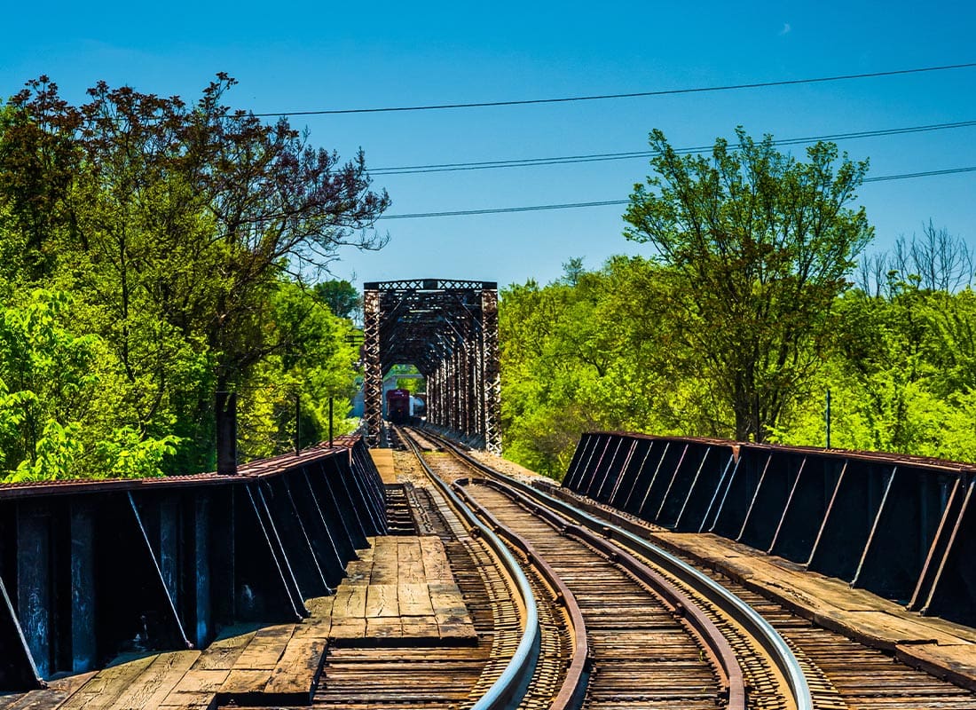 Richmond, VA - Railroad Tracks in Richmond, Virginia